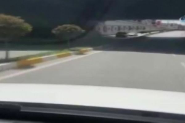 Ters şeritte tehlike saçtı