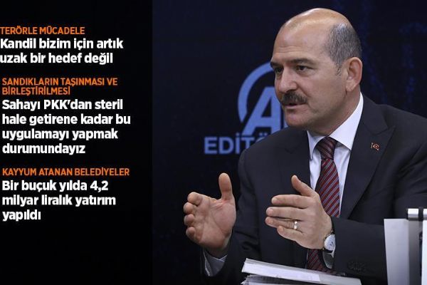 İçişleri Bakanı Soylu: Kandil'e yönelik operasyon bir zamanlama meselesi