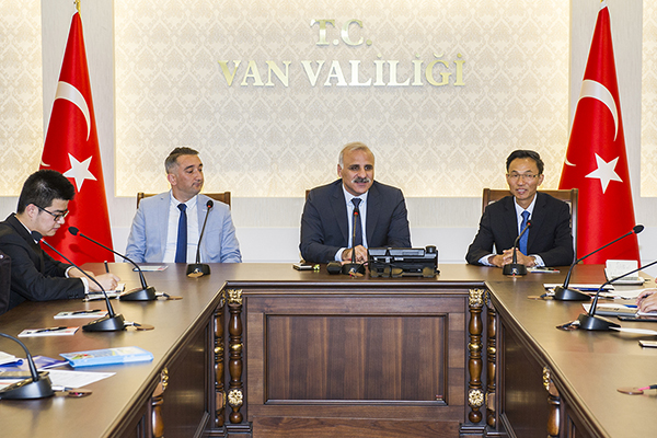 Çinli iş adamları yatırım için Van'da