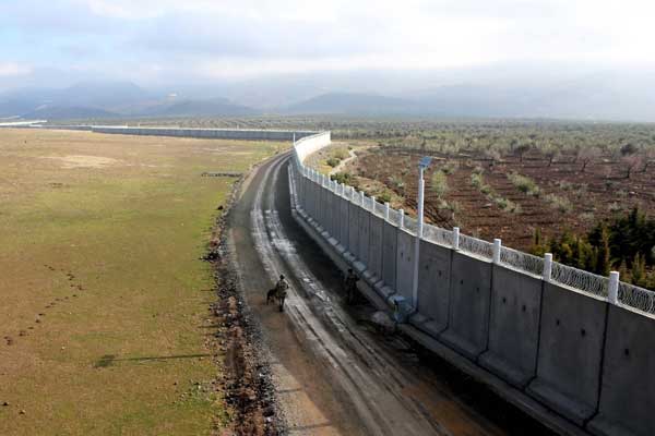 Suriye sınır duvarı tamam, İran ise bitmek üzere