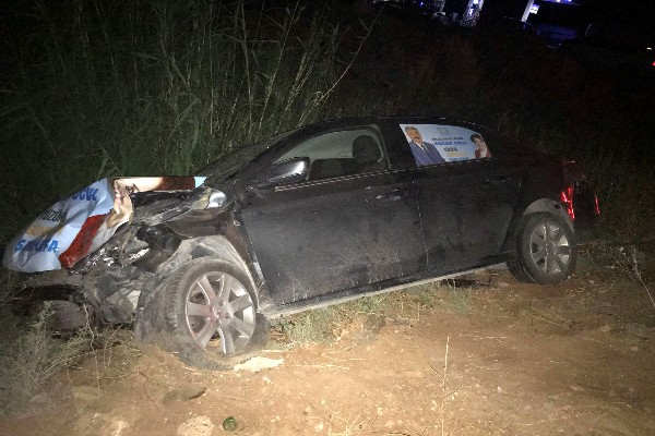 Şanlıurfa'daki trafik kazasında İyi Parti Milletvekili adayı yaralandı
