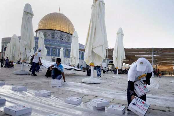 Filistinlilerden BAE protestosu