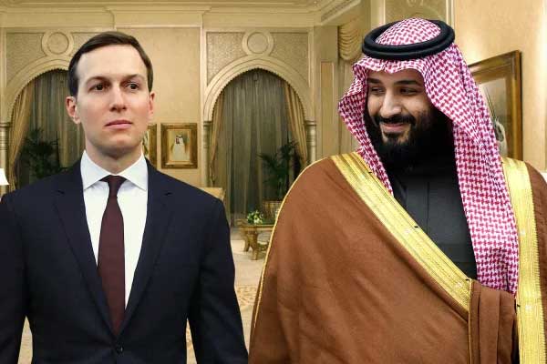 Muhammed Bin Selman ve Jared Kushner İsrail-Filistin sorunu için bir arada