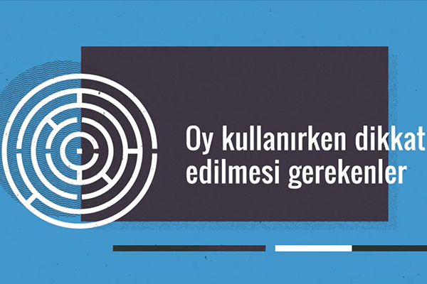 Oy kullanırken dikkat edilmesi gerekenler