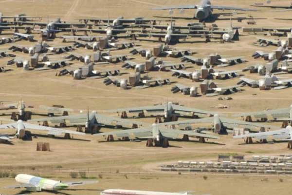 ABD'nin devasa uçak mezarlığı