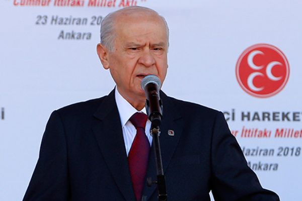 MHP Lideri Bahçeli, Başkan Yücel'i kabul etti