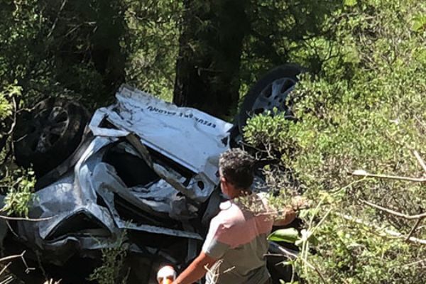 Antalya'da uçuruma devrilen araçtaki 4 kişi ölü bulundu