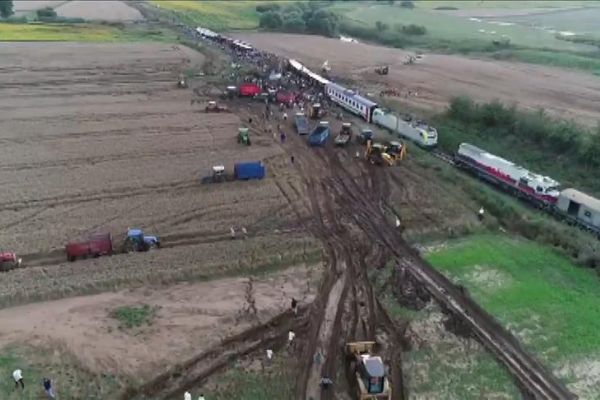 Tekirdağ'da tren kazası