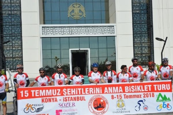 15 Temmuz şehitleri için yola çıktılar