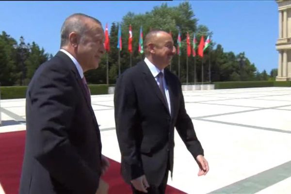 Cumhurbaşkanı Erdoğan Azerbaycan'da