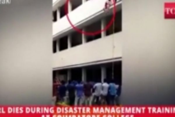 Tatbikatta binadan atılan genç kız öldü