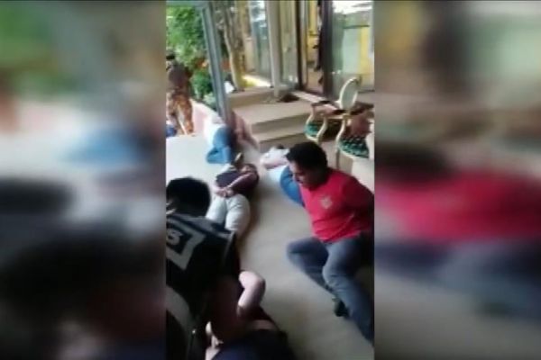 Adnan Oktar'ın oturduğu villaya yapılan baskın ve gözaltına alma görüntüleri