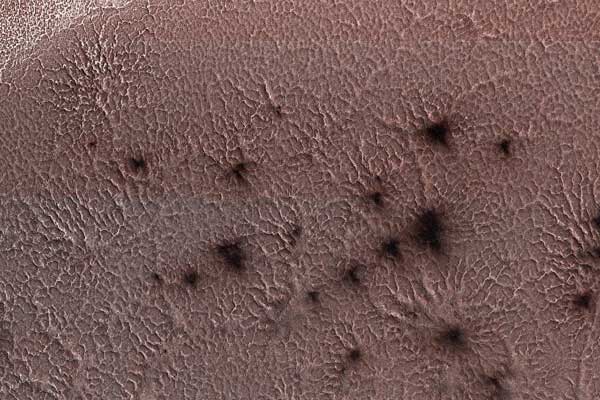 NASA, ‘Mars örümceklerine’ ait yeni görüntü yayınladı