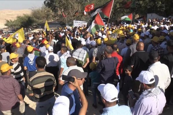 Han el-Ahmer'de İsrail protestosu