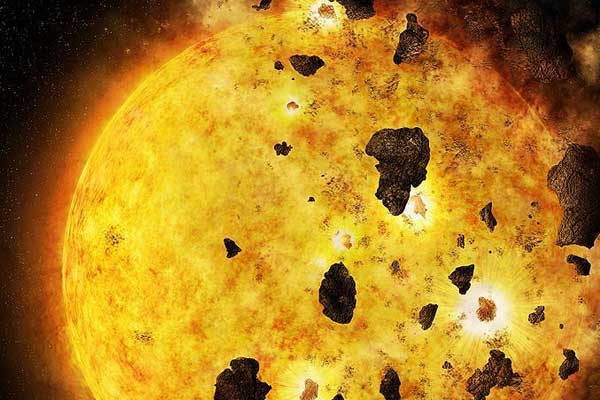 Bir gezegenin yıldız tarafından yutuluşu ilk kez kaydedildi