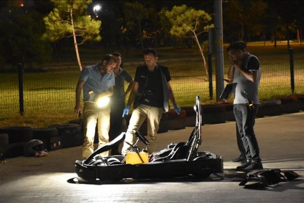 Saçları go-kartın lastiğine dolanan kadın ağır yaralandı