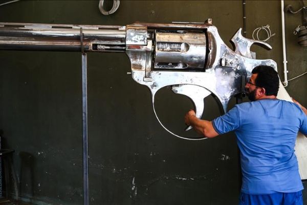 Demir ustası, dev silahına patent almak istiyor