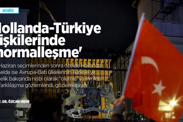 Hollanda-Türkiye ilişkilerinde 'normalleşme'