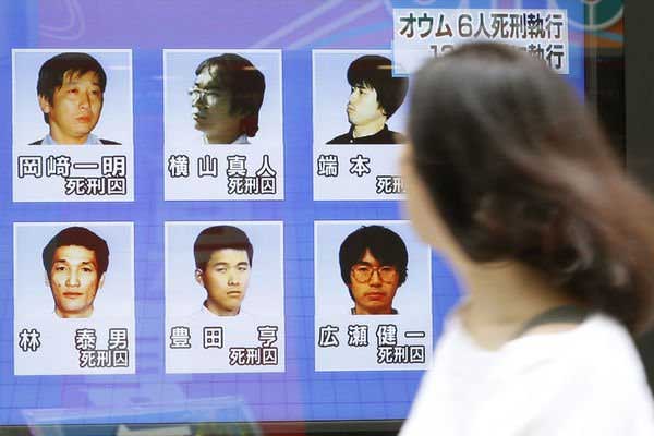 Japonya'daki o tarikatın son 6 üyesi de idam edildi!
