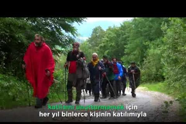 Genç İHH Marş Mira yürüyüşü