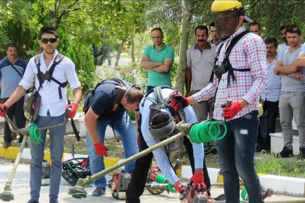 Bahçıvan olabilmek için yarıştılar