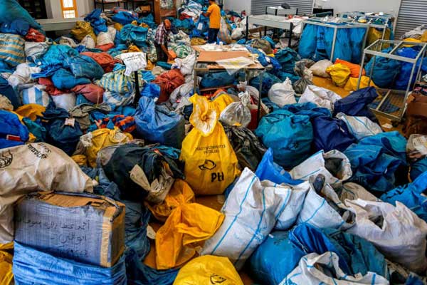 Tonlarca mektup sekiz senedir Filistinlilere ulaşmayı bekliyor