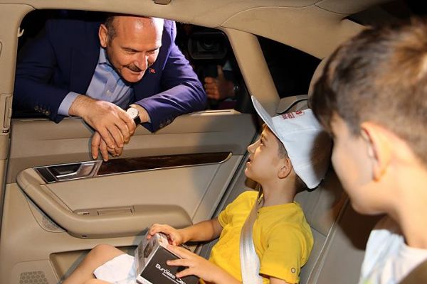 İçişleri Bakanı Soylu, Konya'da trafik denetimine katıldı