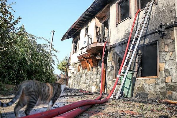 Bursa'da yangın çıktı