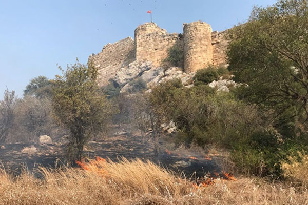 Kastabala Antik Kenti’nde orman yangını