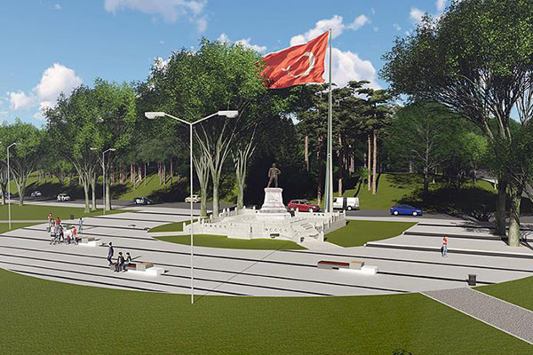 Atatürk heykeli İBB projesiyle restore edilecek