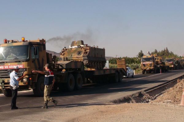 Suriye sınırına askeri takviye