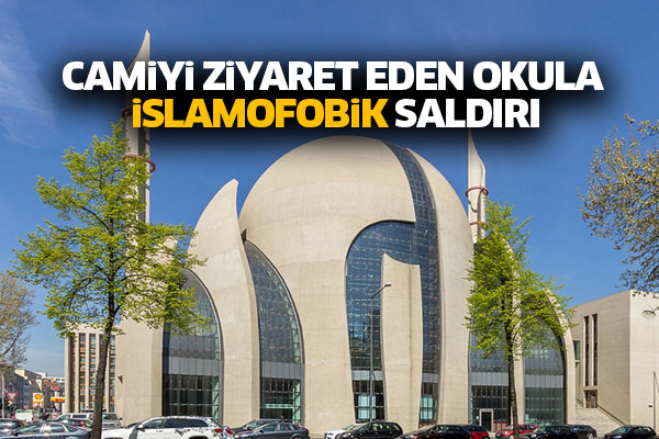 Camiyi ziyaret eden okula İslamofobik saldırı