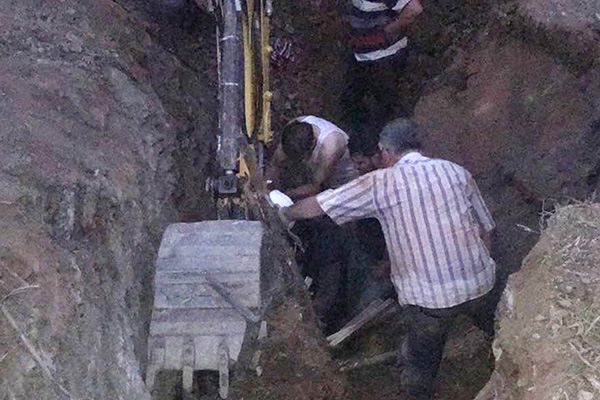 Kütahya'da göçük altında kalan kişi öldü