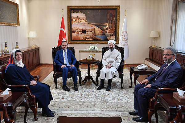 Bakan Kasapoğlu'ndan, Erbaş'a ziyaret