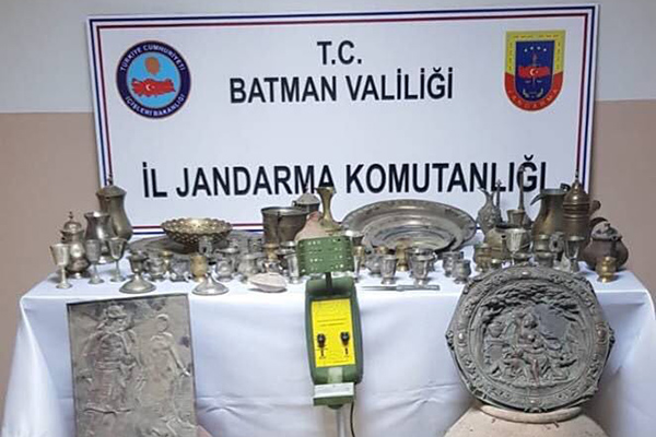 Batman'da tarihi eser operasyonu