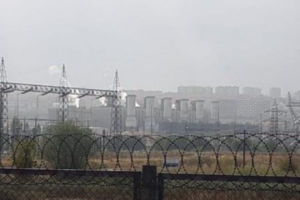 Doğalgaz santraline yıldırım düştü