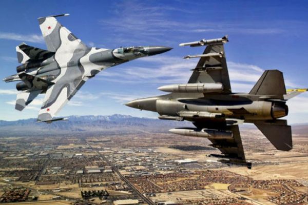 ABD ve Rus uçakları karşı karşıya geldi