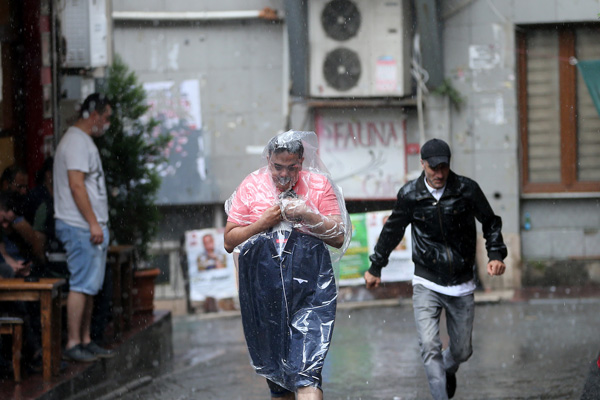 İstanbul'da şiddetli yağış