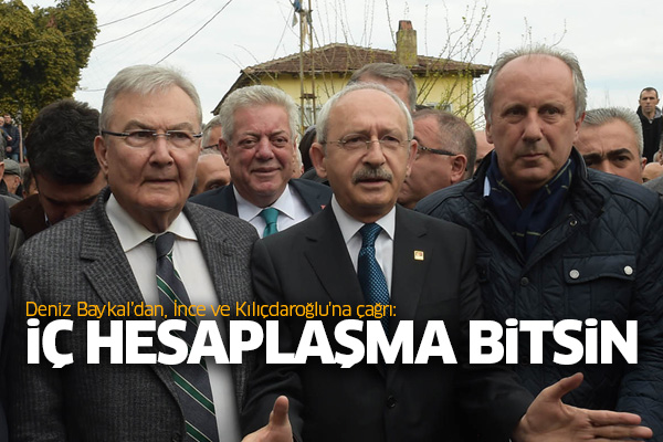 Deniz Baykal’dan, İnce ve Kılıçdaroğlu'na çağrı: İç hesaplaşma bitsin