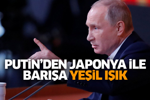 Putin’den Japonya ile barışa yeşil ışık