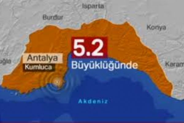 Antalya’daki deprem halkı korkuttu