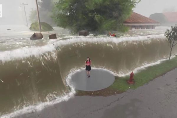 Florence Kasırgasının görüntüleri korkuttu