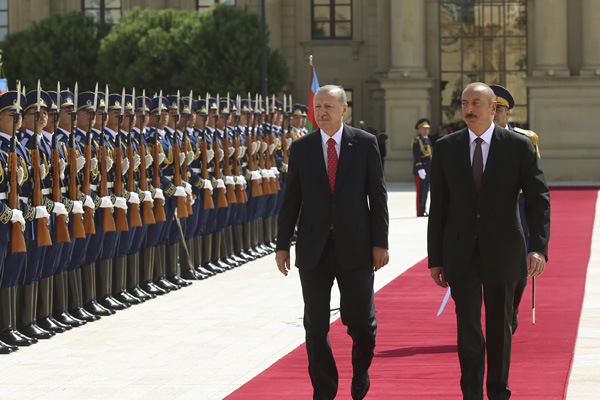 Cumhurbaşkanı Erdoğan Azerbaycan'da