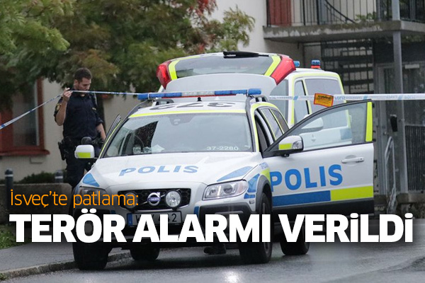 İsveç’te patlama: Terör alarmı verildi