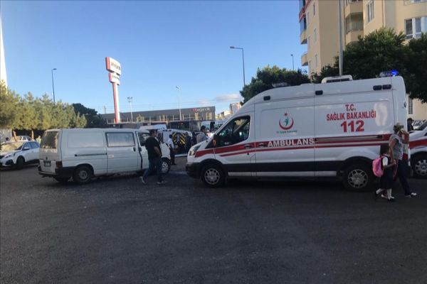 Kayseri’de öğrenci servisi devrildi