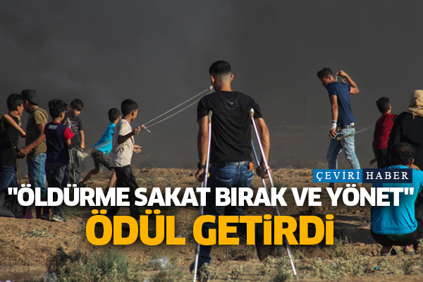 'Öldürme sakat bırak ve yönet' ödül getirdi