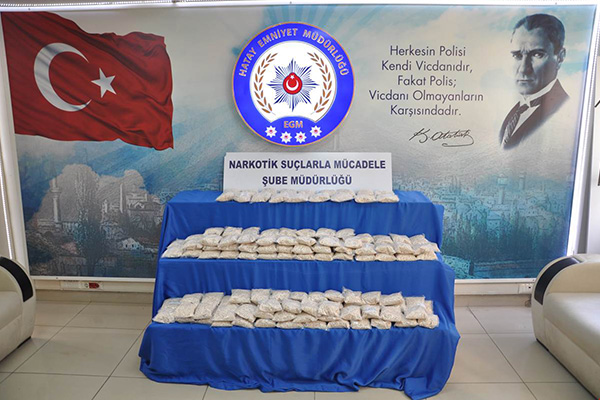 Hatay'da uyuşturucu operasyonu düzenlendi