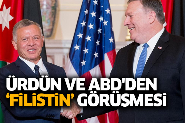 Ürdün ve ABD'den 'Filistin' görüşmesi