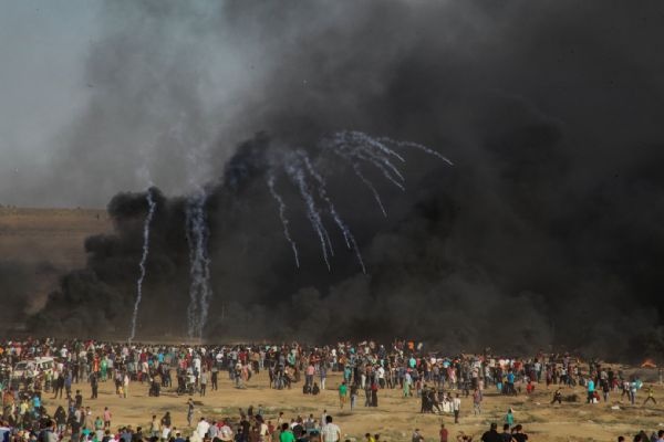 Gazze’de barışçıl gösteriler devam ediyor