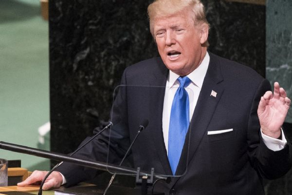 Trump’ın BM konuşması sırsında komik anlar yaşandı